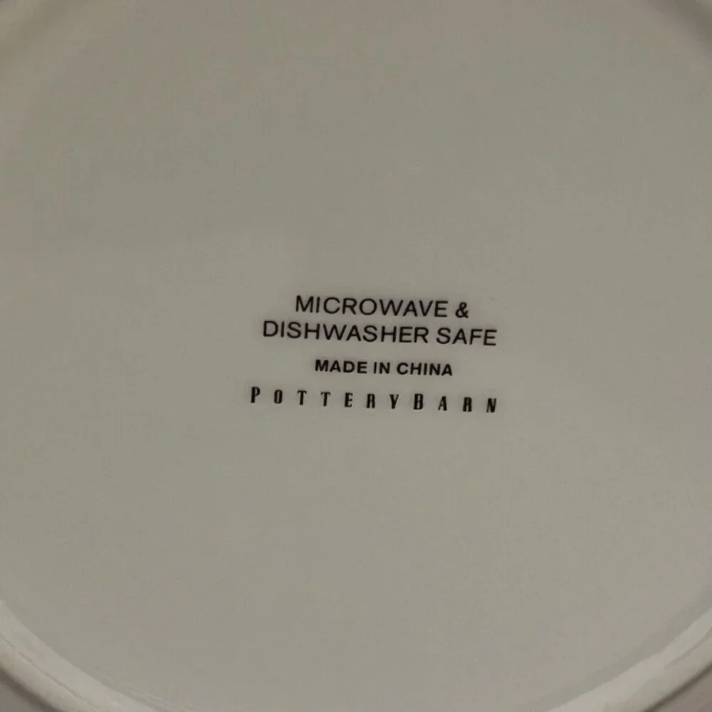 NEW S4 Pottery Barn Woody Car Appetizer Plates | Christmas Dessert Snack Plate